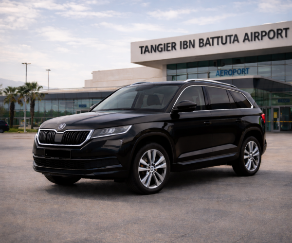 Skoda vehicle with Mr VIP Driver – comfortable private chauffeur service in Tangier, Northern Morocco